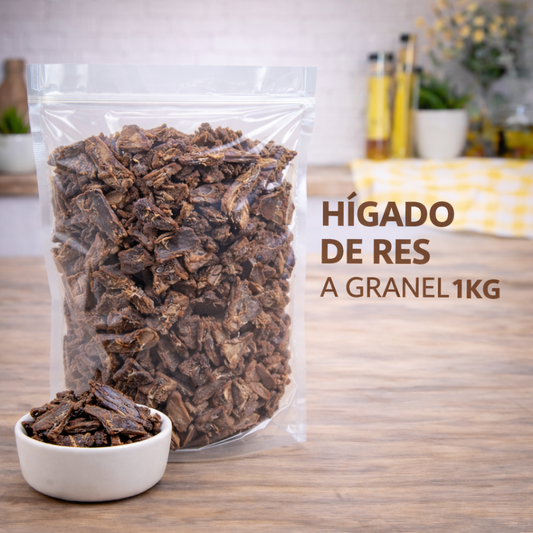 DESHIDRATADO HIGADO DE RES A GRANEL - 1KG