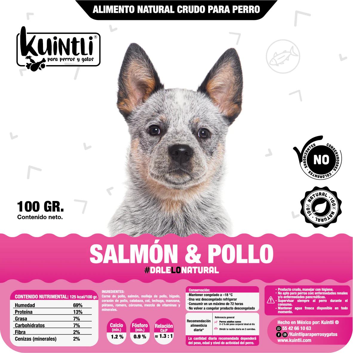 Pack 10/100gr - Salmón & Pollo