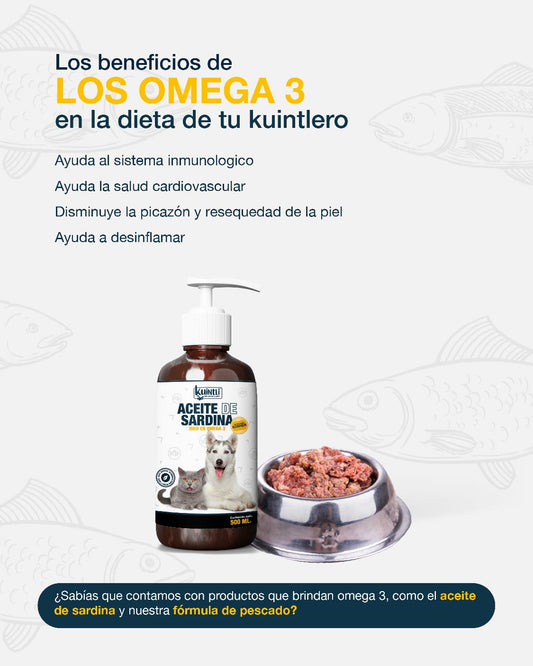 Aceite de sardina / 500 ml.