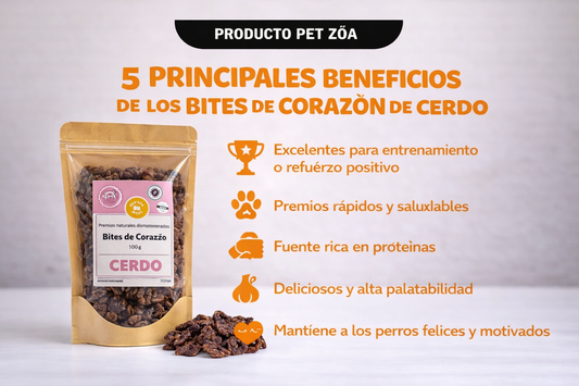 Bites de corazón de cerdo - 100gr