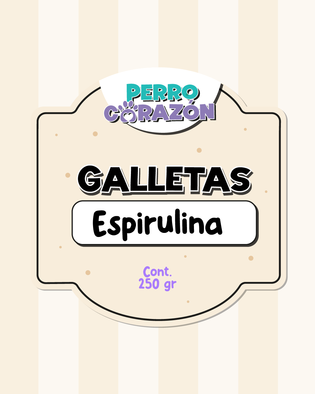 Galletas Espirulina / 250gr