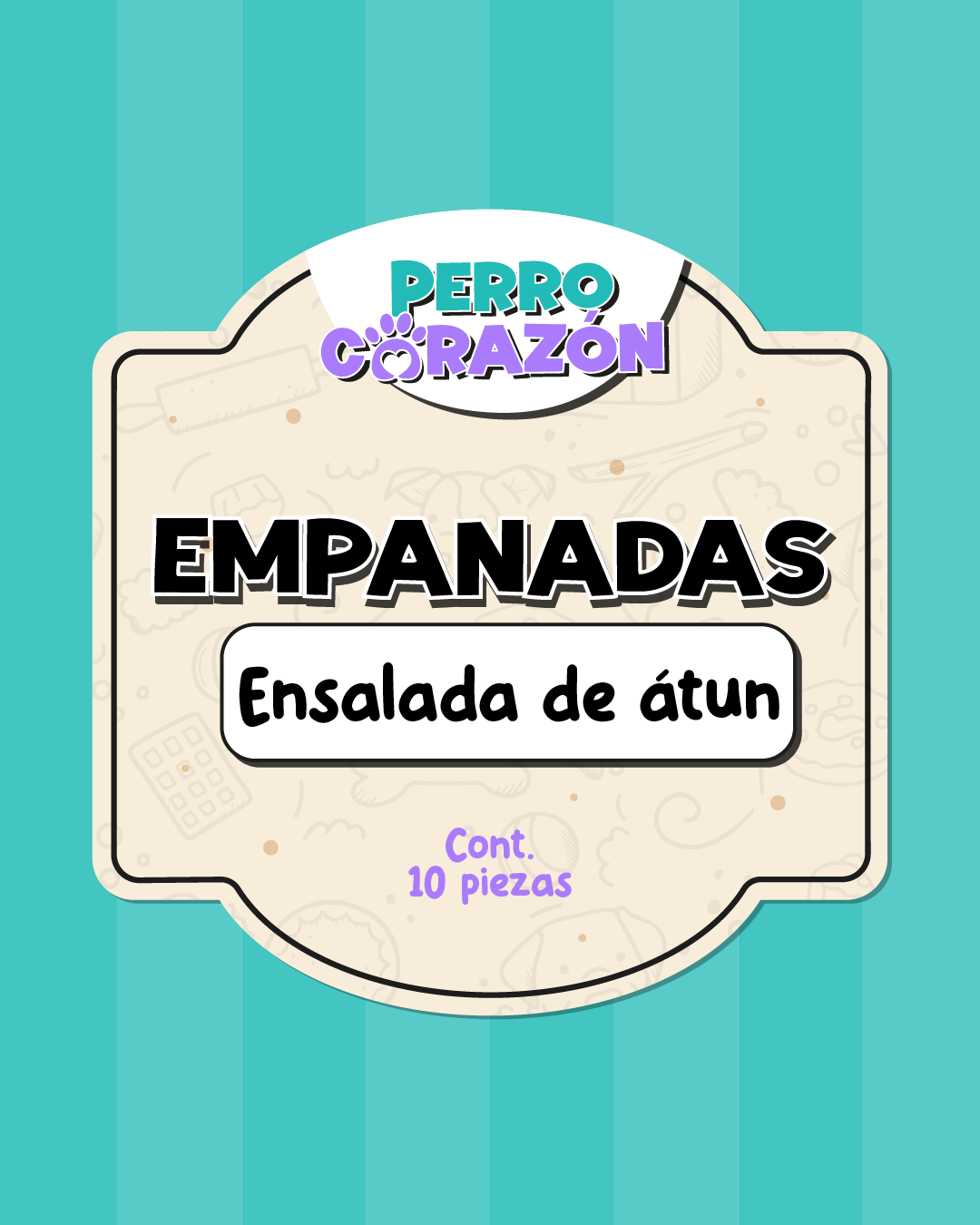 EMPANADAS ENSALADA DE ATÚN / 10pzas
