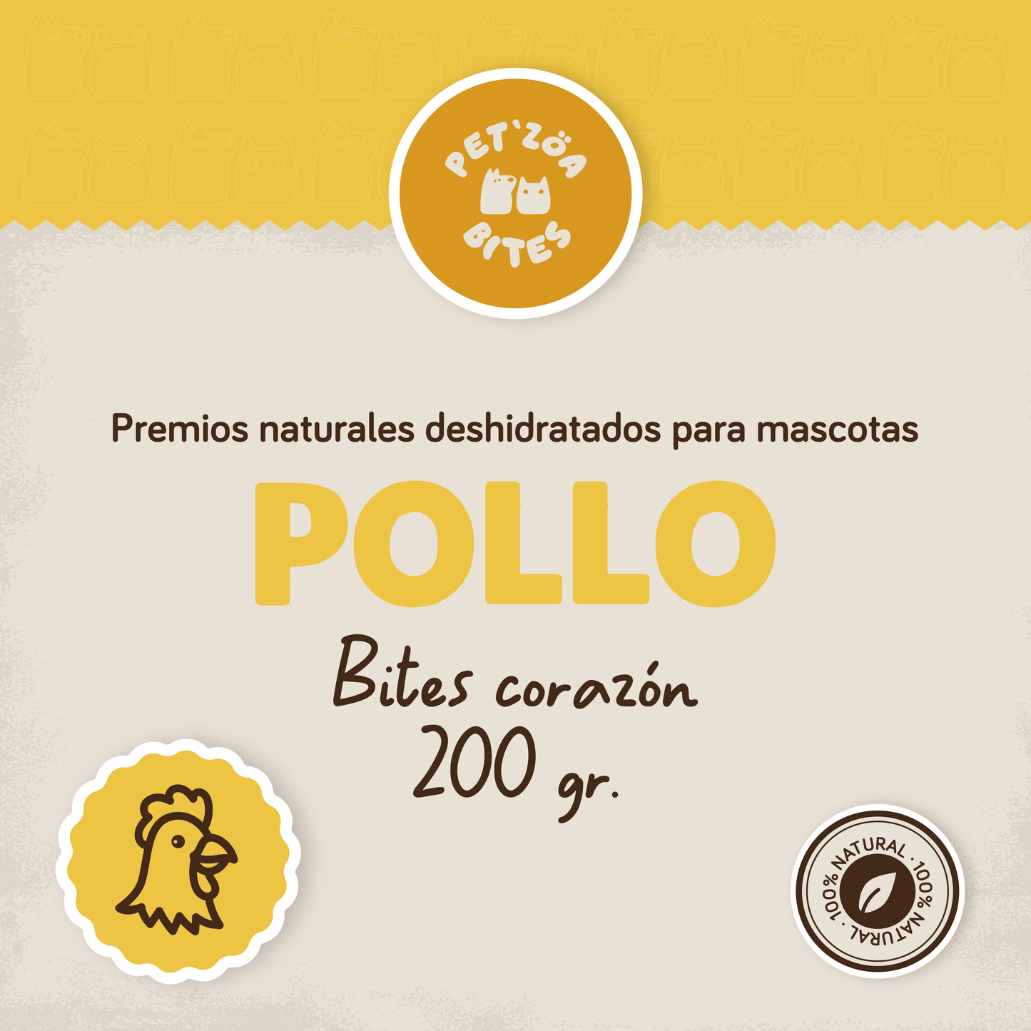 Bites de corazon de pollo - 200gr