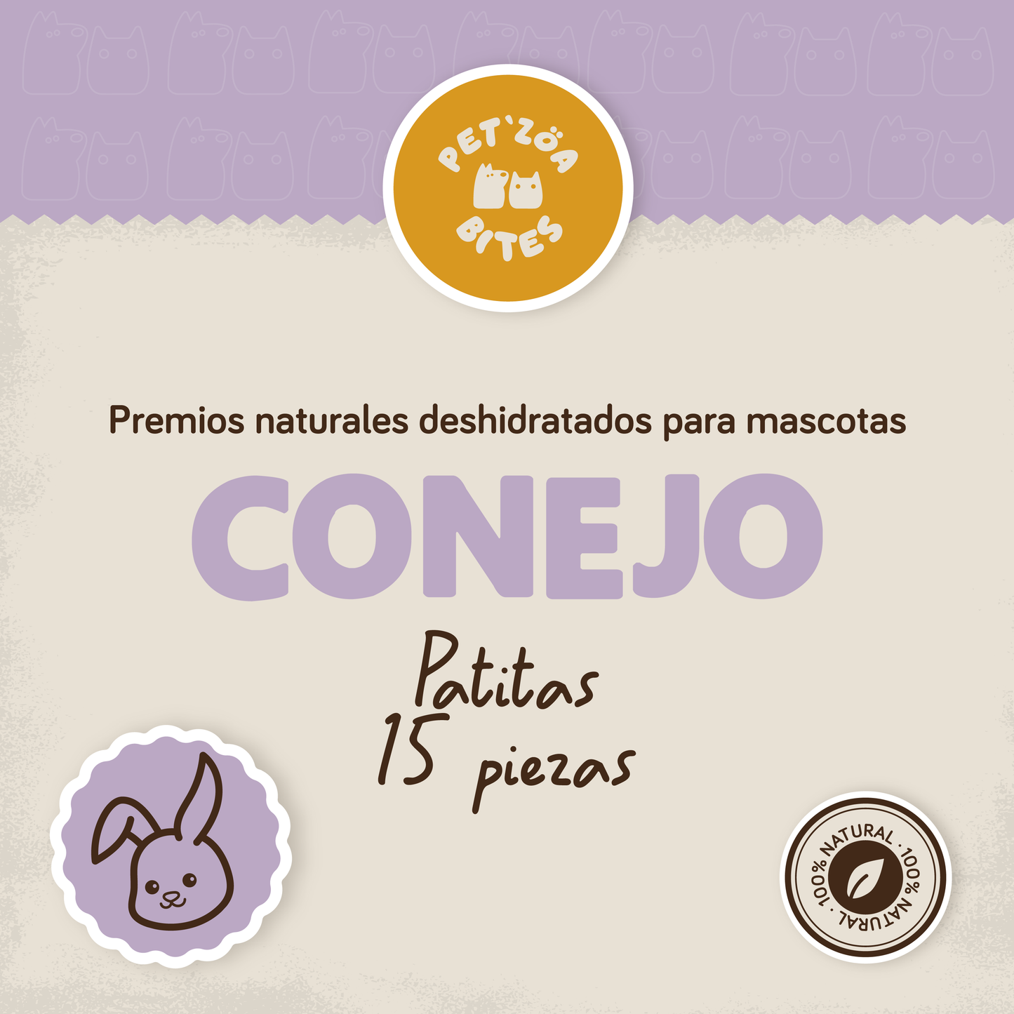 Patitas de conejo / 15pzas