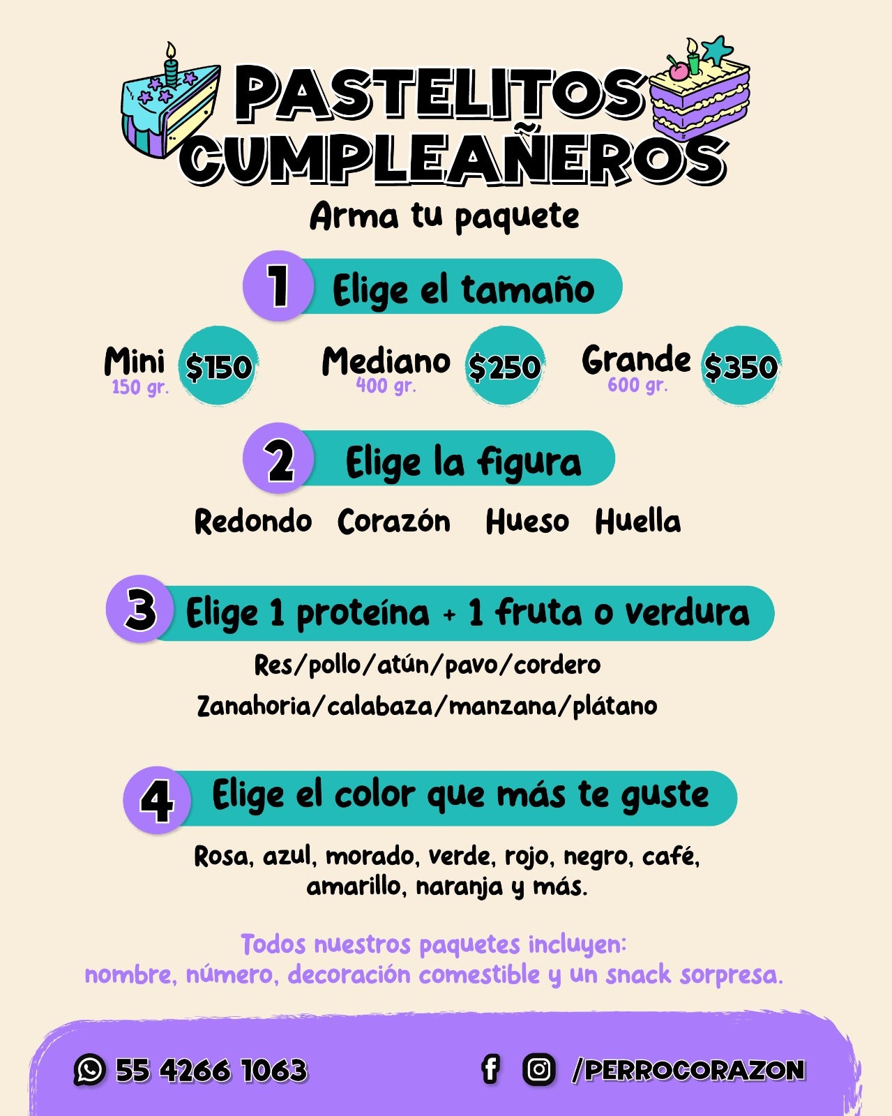 PASTEL MINI CUMPLEAÑOS