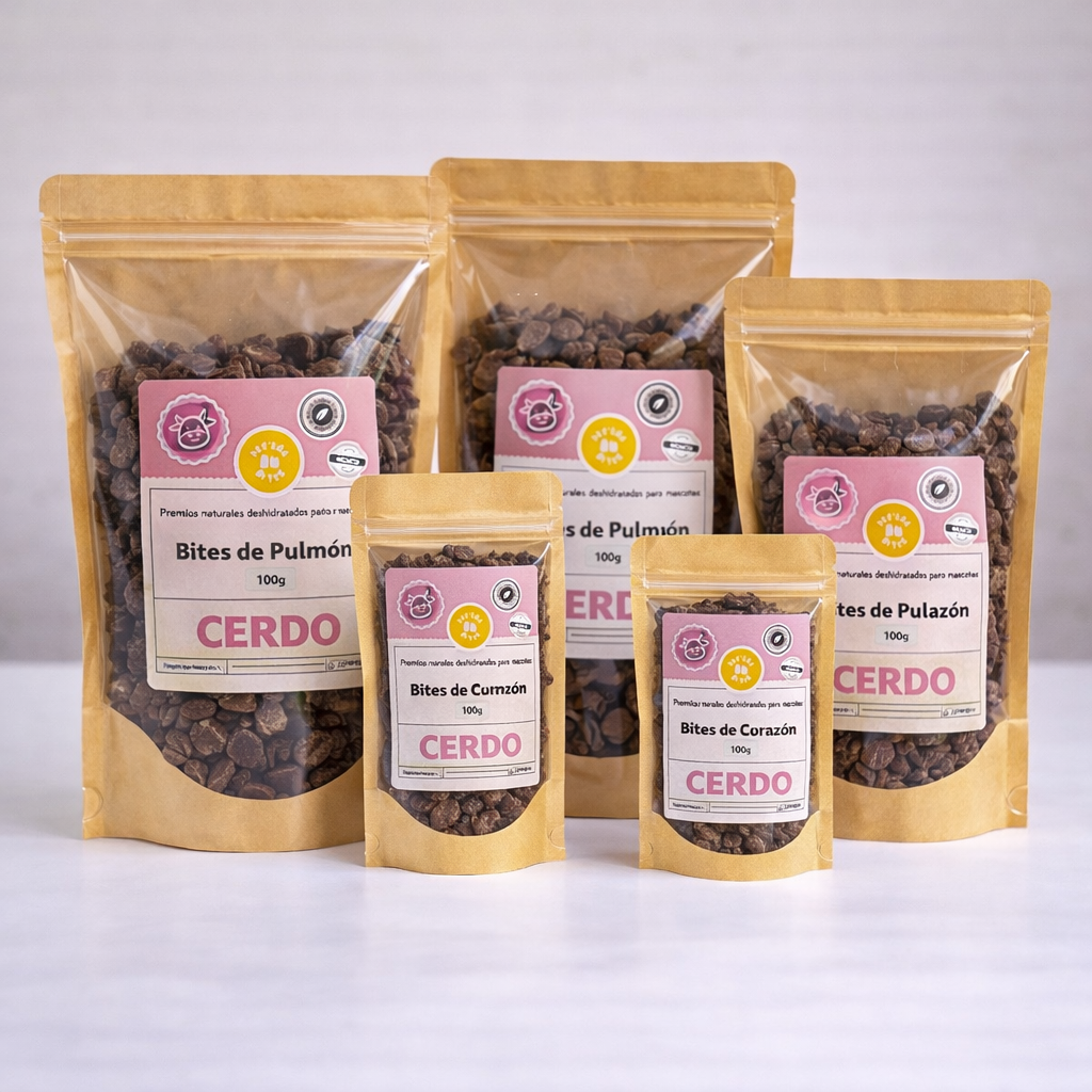 Bites de pulmón de cerdo - 40gr