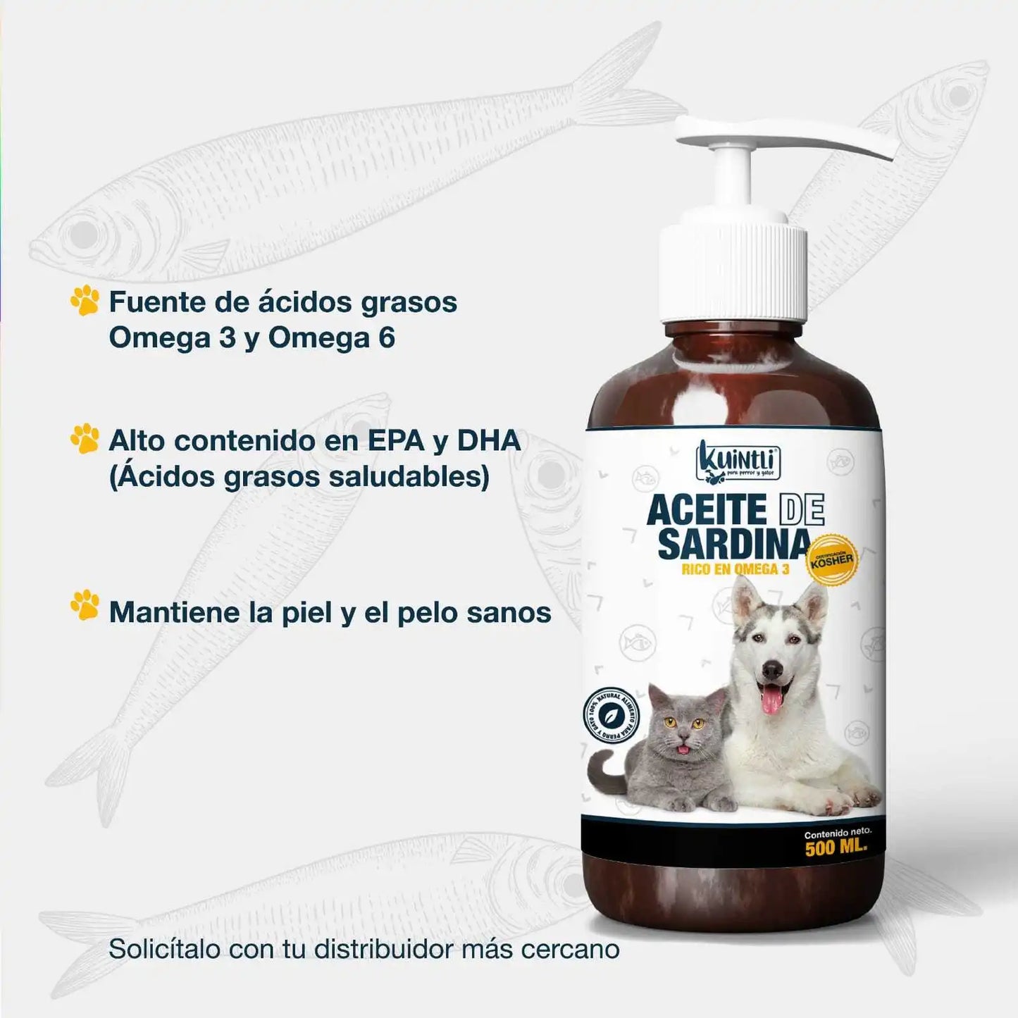 Aceite de sardina / 500 ml.