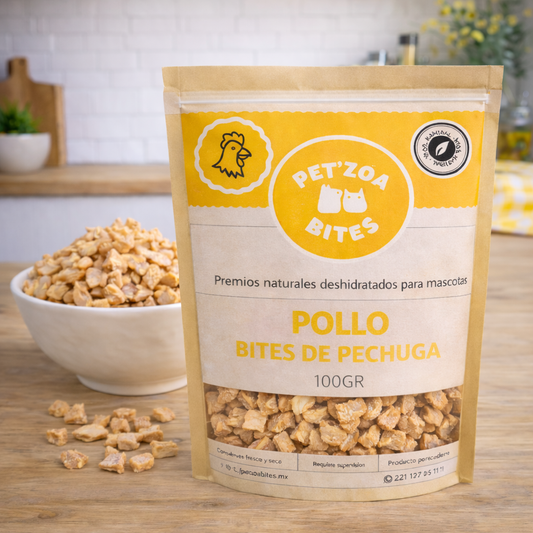 Bites de pechuga de pollo - 100gr