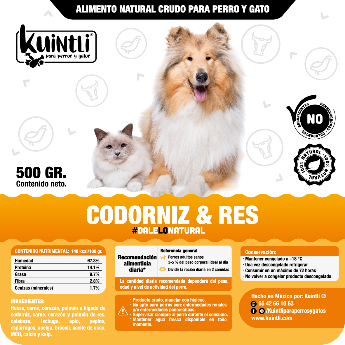 Codorniz & res / 500 gr.