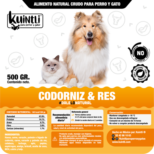 Codorniz & res / 500 gr.