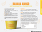 Helado banana-mango / 80 ml.