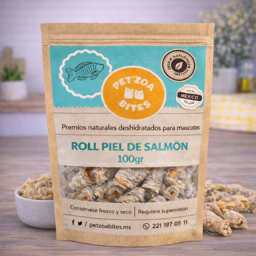 Roll de piel de salmon / 100gr