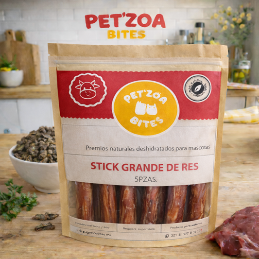 Stick grande de res - 5pzas
