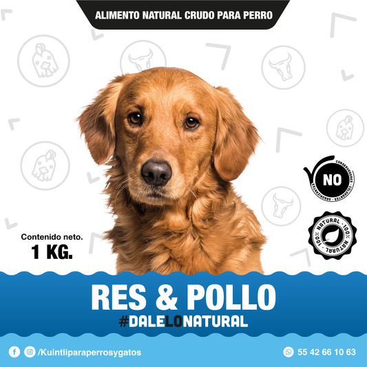 Res & pollo / 1 kg.