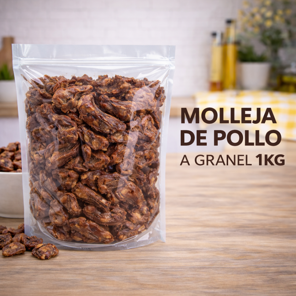 DESHIDRATADO MOLLEJA DE POLLO A GRANEL - 1KG