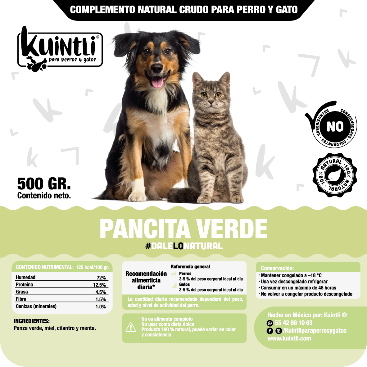 Pancita verde / 500gr