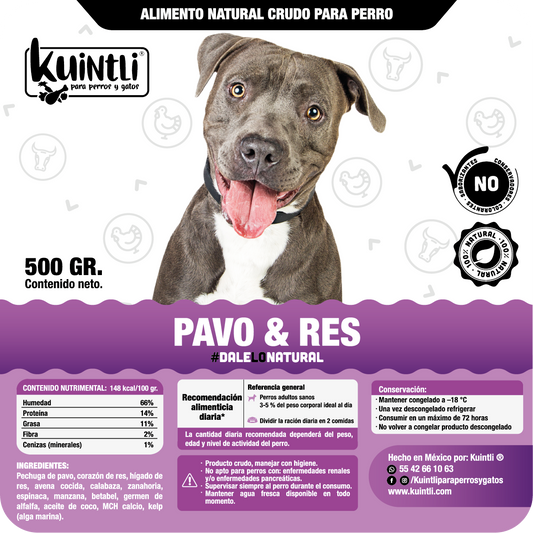 Pavo & res / 500 gr.