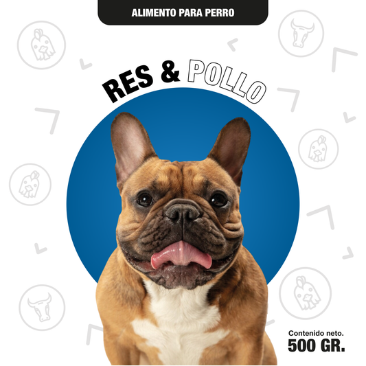 Res & pollo / 500 gr.