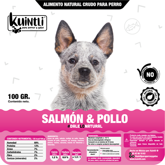 Pack 10/100gr - Salmón & Pollo