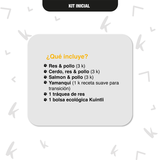 KIT INICIAL - KUINTLI PARA NUEVOS COMENSALES