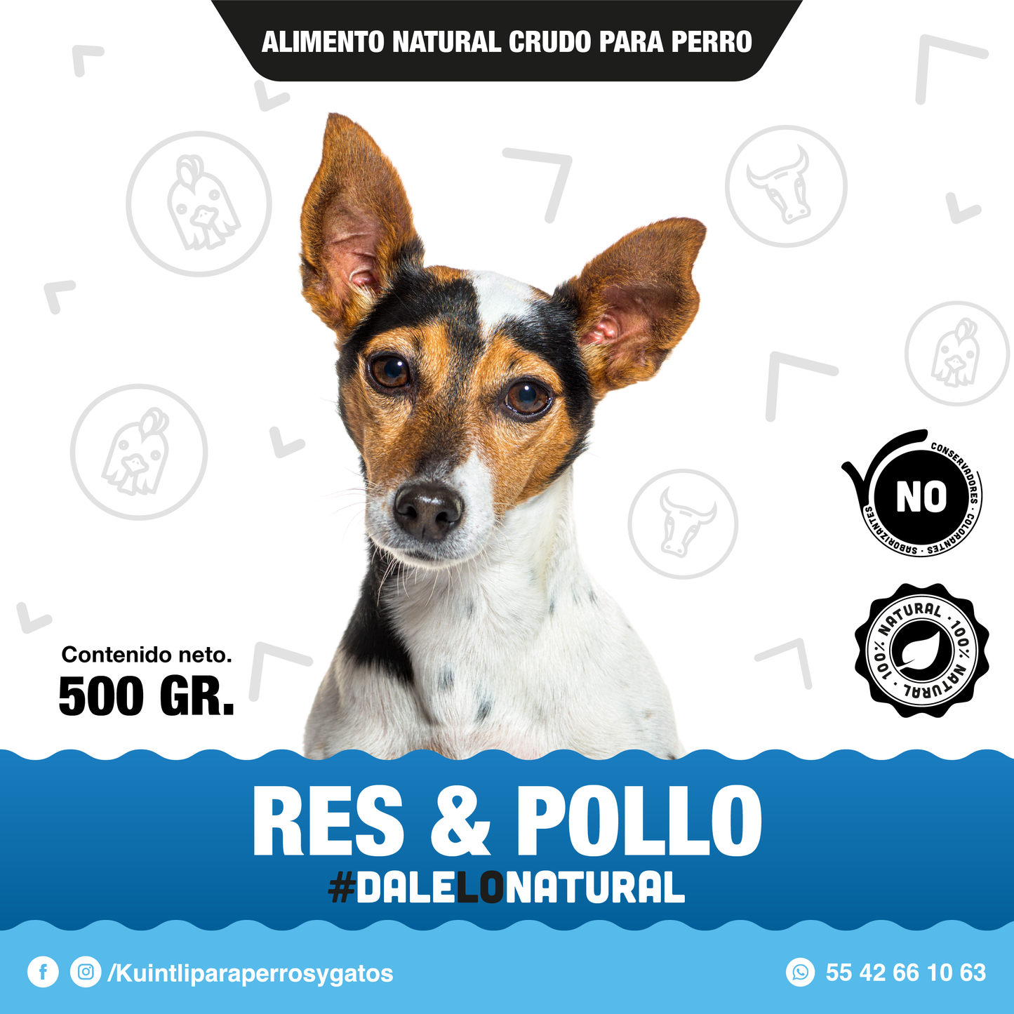 Res & pollo / 500 gr.
