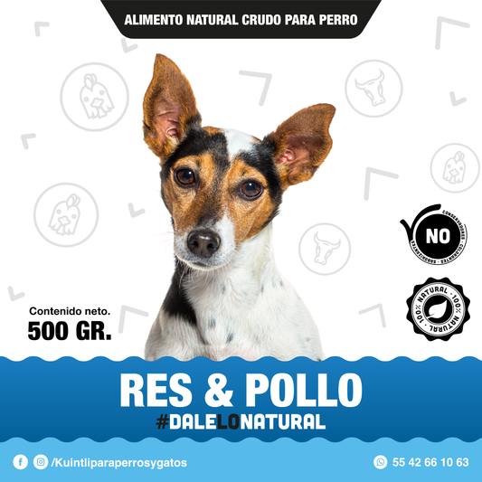 Res & pollo / 500 gr.