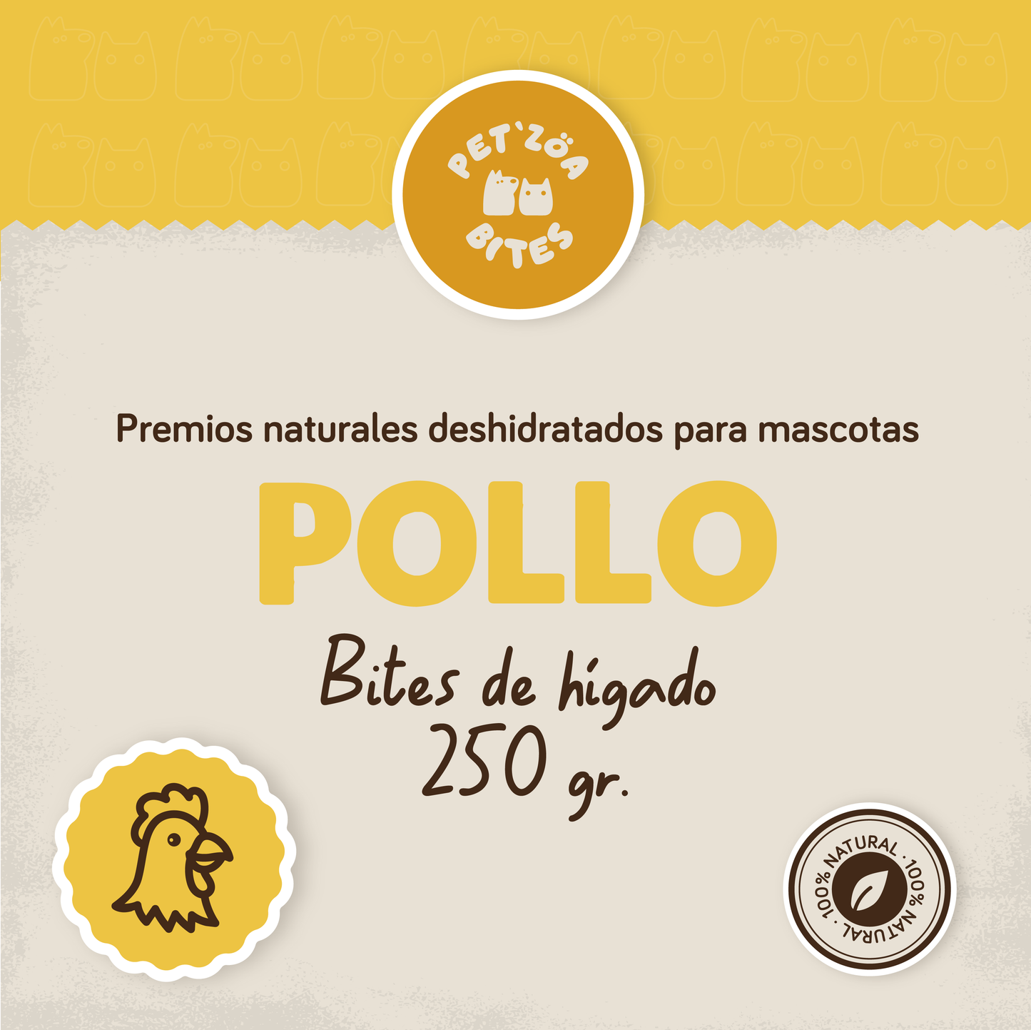 Bites de hígado de POLLO- 250gr