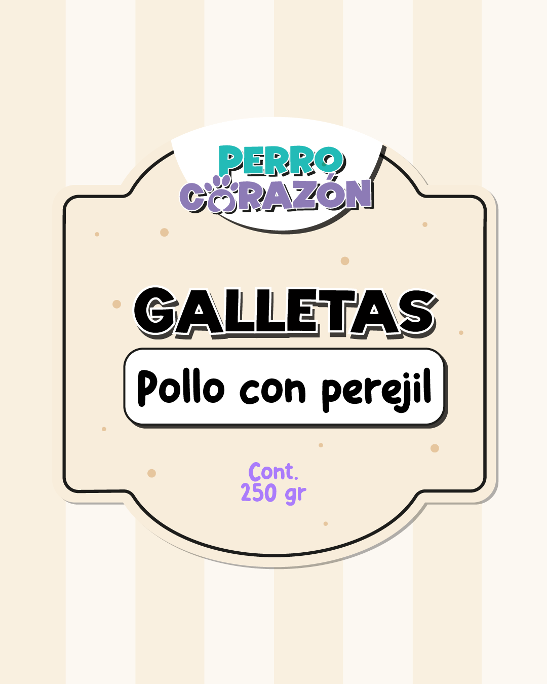 Galletas Pollo Perejil / 250gr