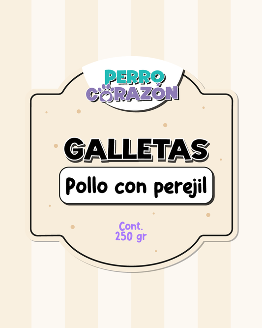 Galletas Pollo Perejil / 250gr