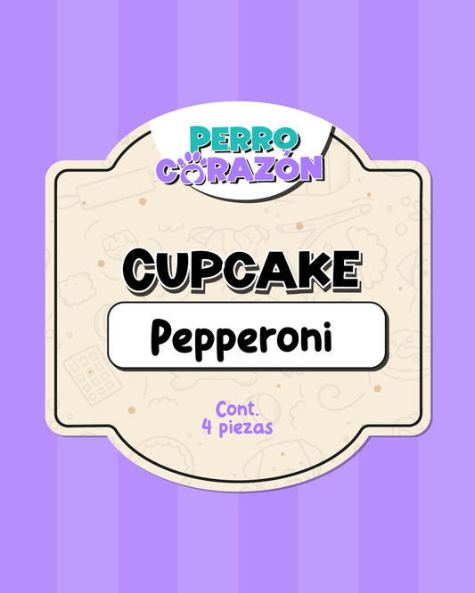 CUPCAKES PEPERONI / 4pzas