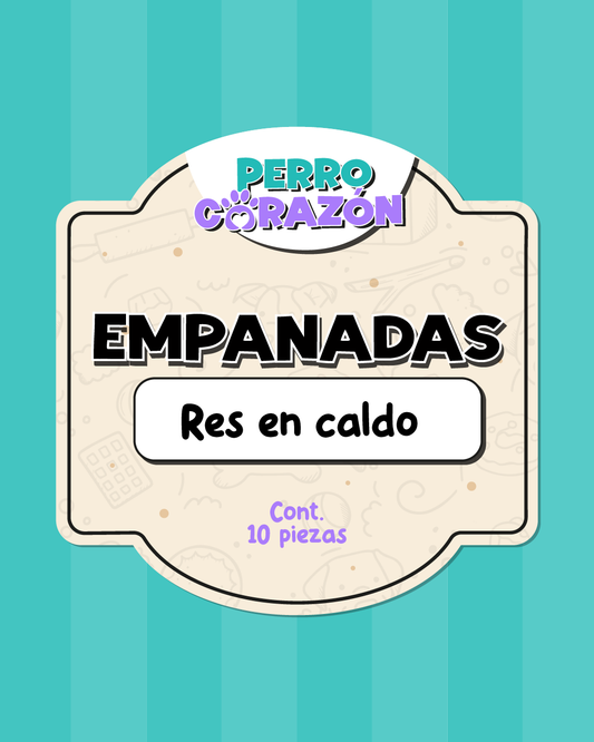 EMPANADAS RES EN CALDO / 10pzas