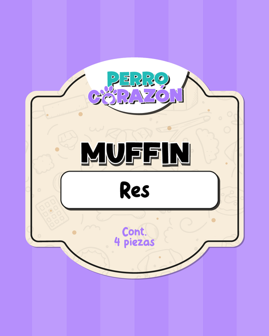 MUFFIN RES / 4PZAS