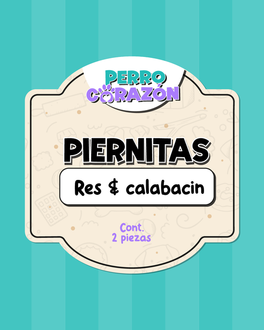 PIERNITAS RES CON CALABACIN / 2PZAS
