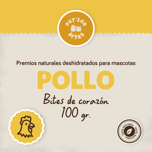 Bites de corazon de pollo - 100gr