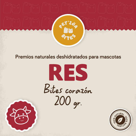 Bites de corazon de res - 200gr