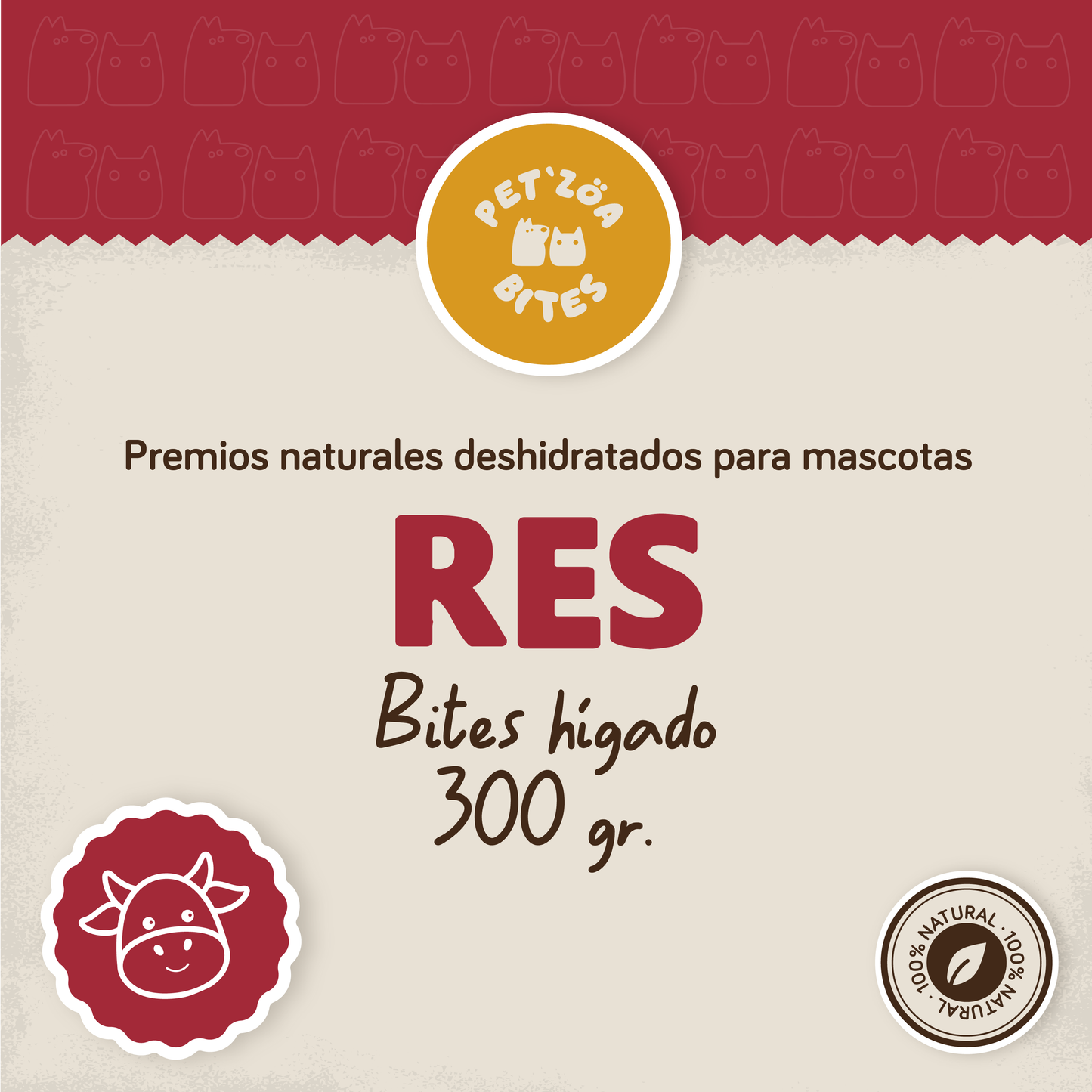 Bites de higado de res - 300gr