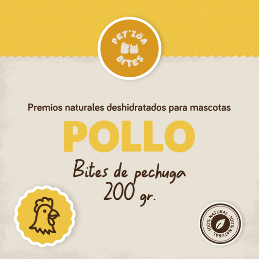 Bites de pechuga de pollo - 200gr