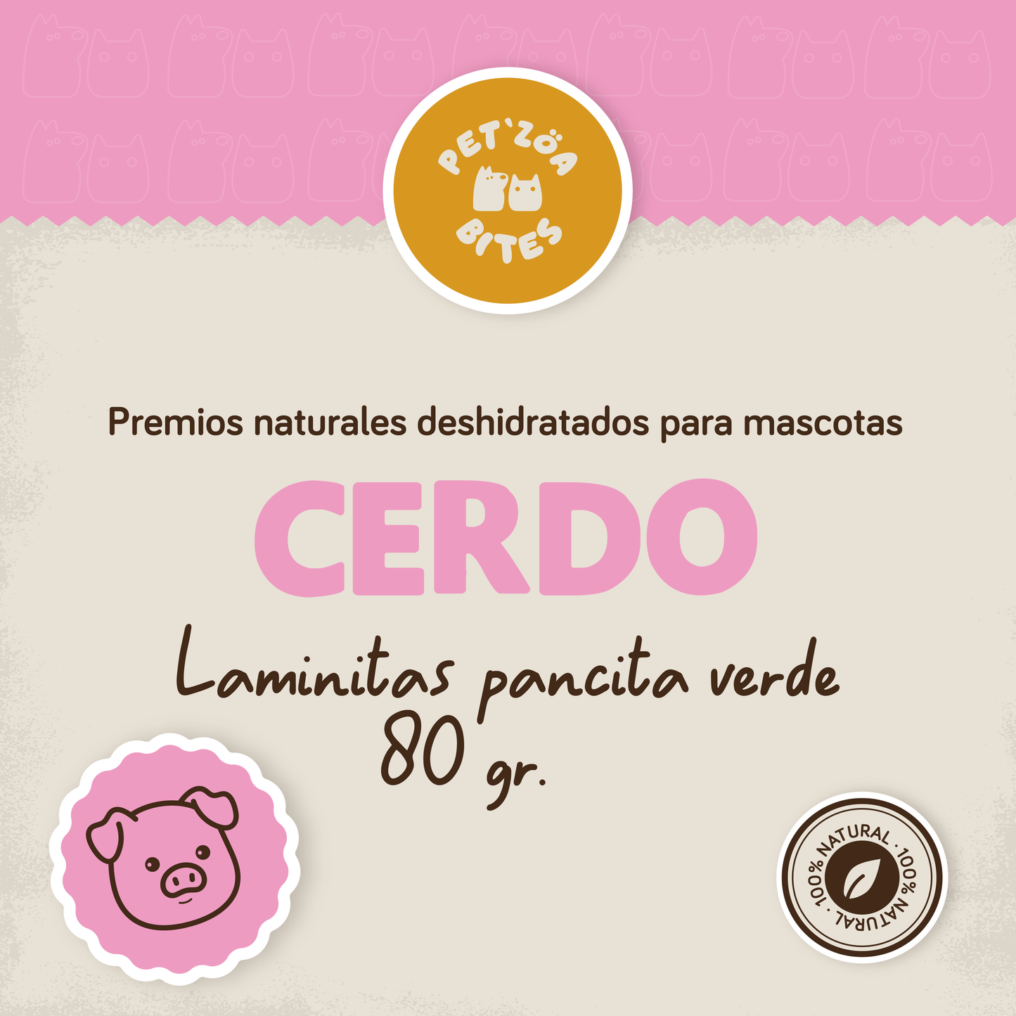 Laminitas panza verde - 80gr