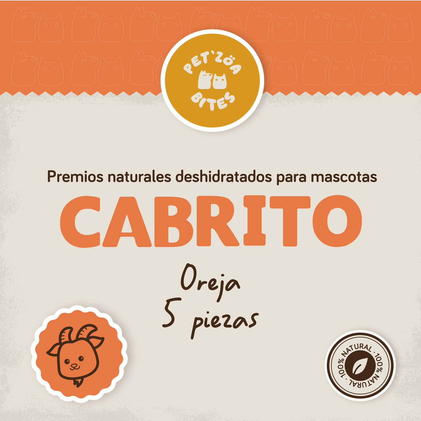 Orejas de cabrito - 5pzas