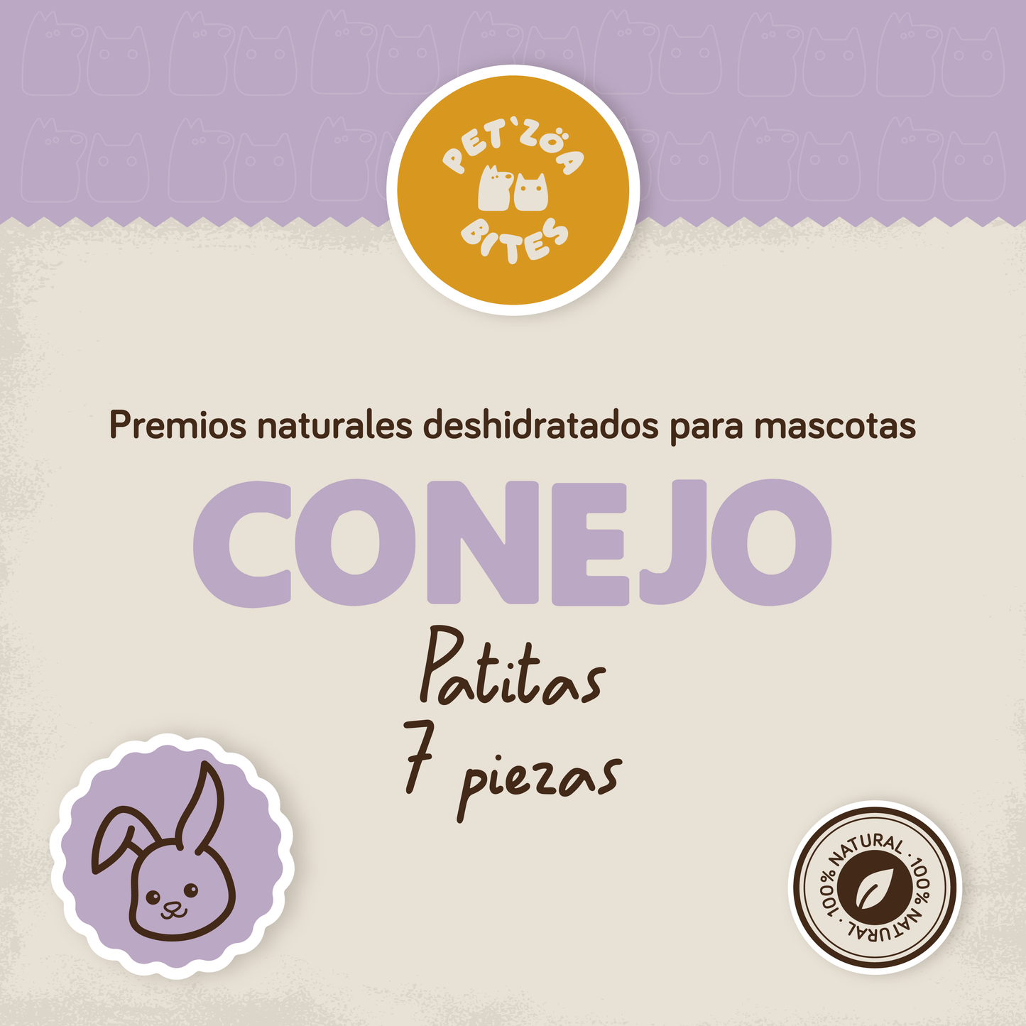 Patitas de conejo / 7pzas