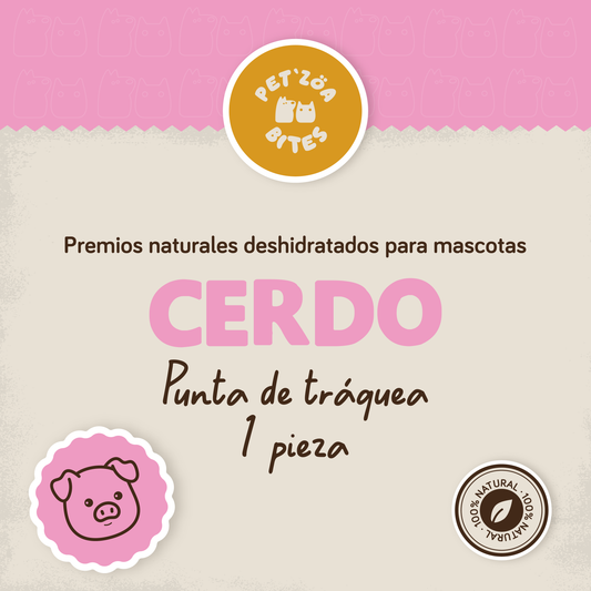 Punta de traquea de cerdo - 1pza