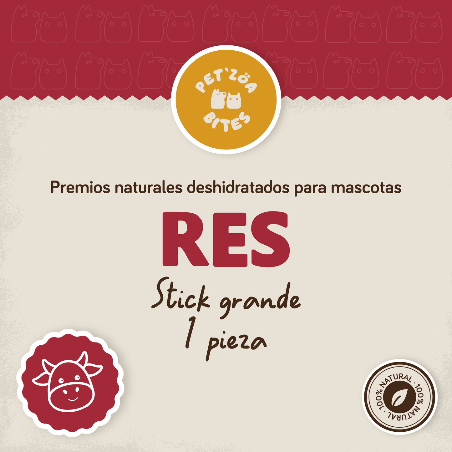 Stick grande de res - 1pza