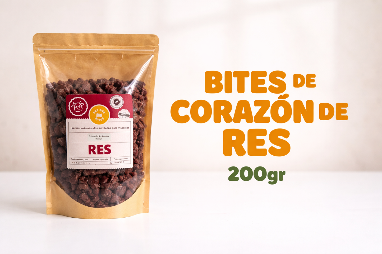 Bites de corazon de res - 200gr