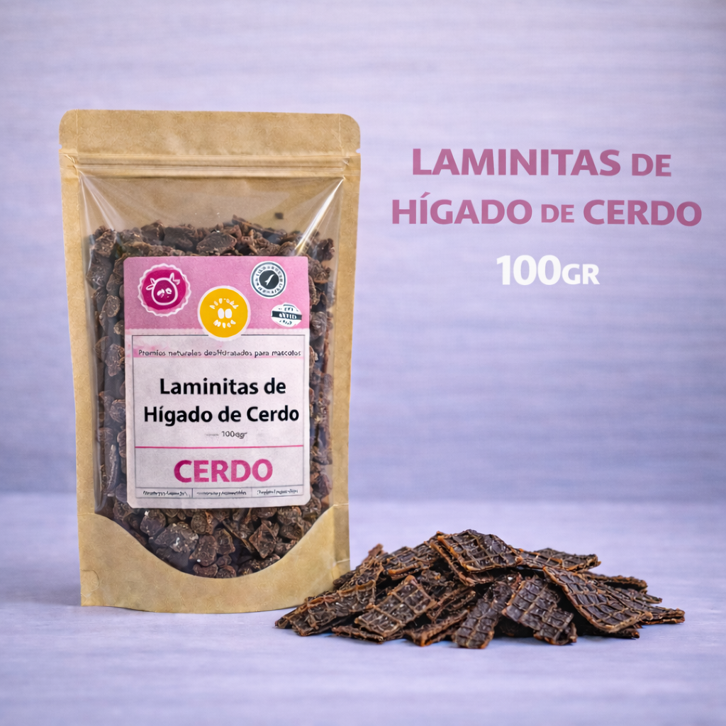 Laminitas de Hígado de cerdo - 100gr