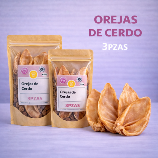 Oreja de cerdo - 3pzas