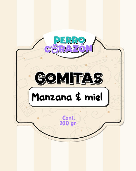 GOMITAS MANZANA MIEL / 200gr