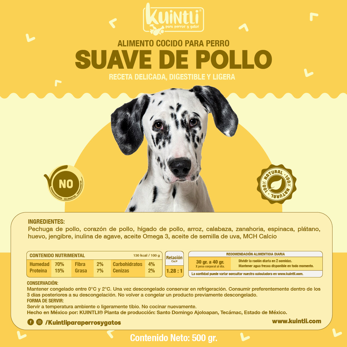 Suave de pollo - PACK 5KG (10bolsas de 500gr)