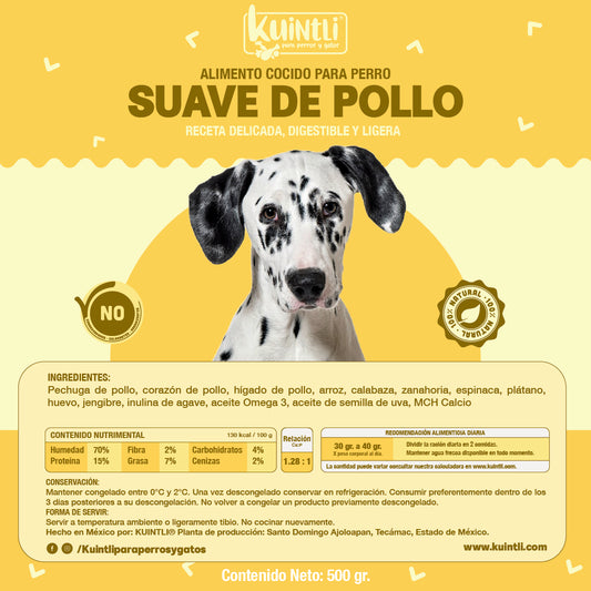 Suave de pollo - PACK 5KG (10bolsas de 500gr)