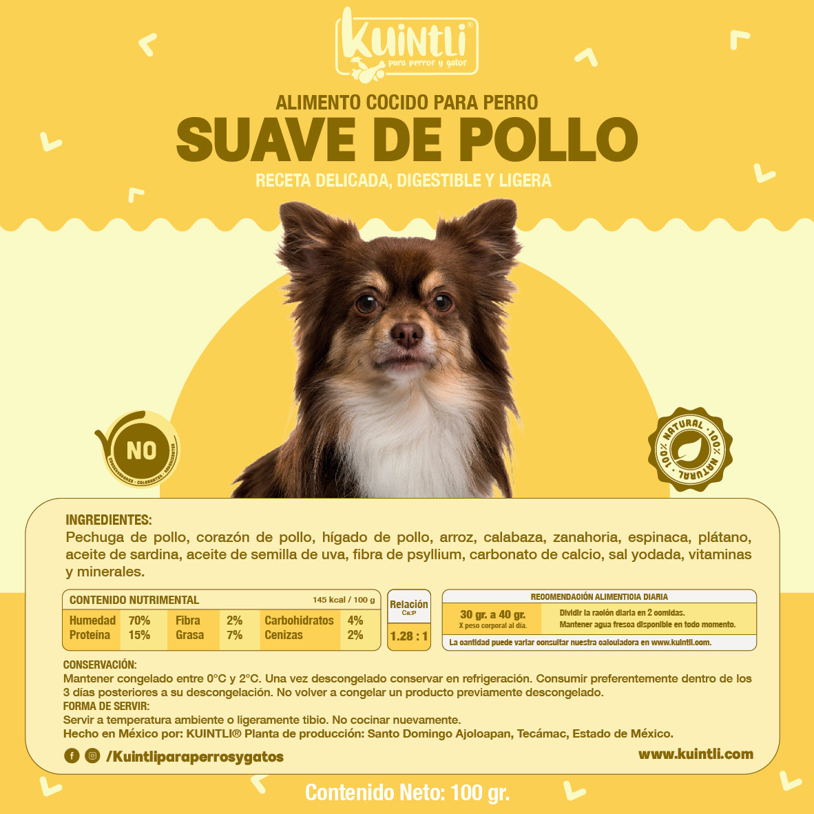 Suave de pollo - PACK 1KG (10bolsas de 100gr)