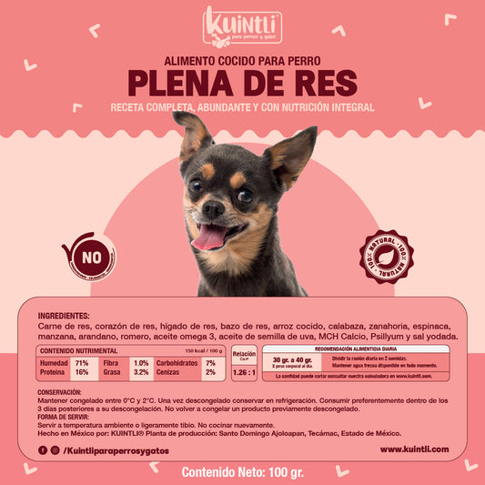 Plena de res - PACK 1KG (10bolsas de 100gr)